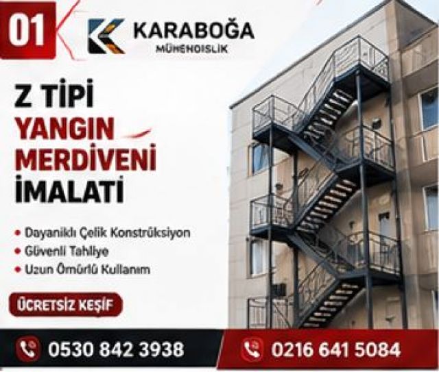 İstanbul Yangın Merdiveni Fiyatları