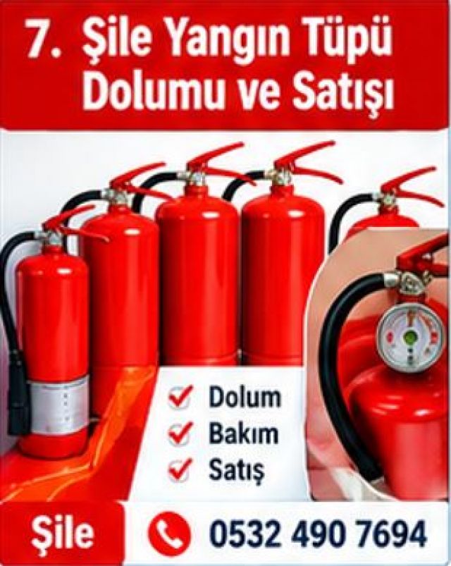 Şile Yangın Tüpü Dolum ve Satış