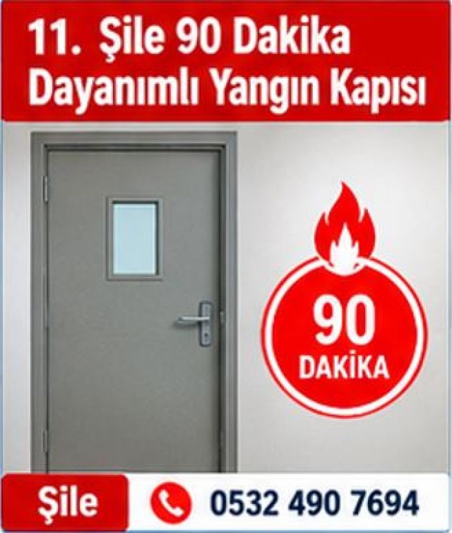 Şile 90 Dk Dayanımlı Yangın Kapısı
