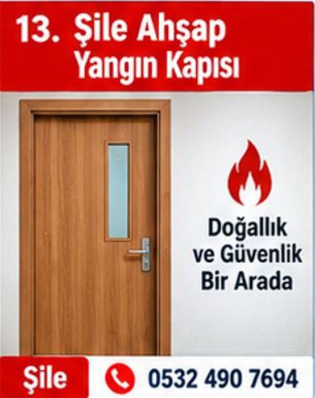 Şile Ahşap Yangın Kapısı Satışı