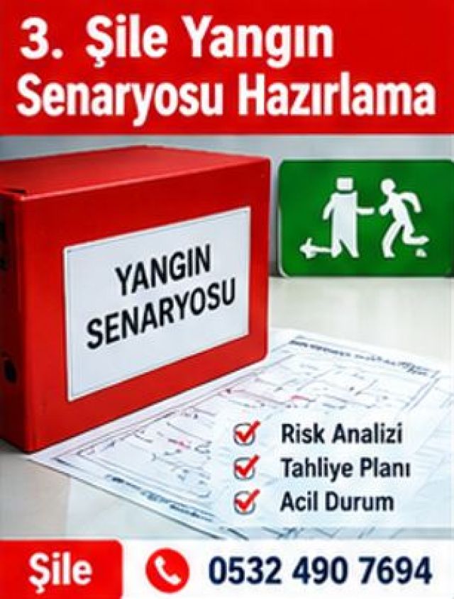 Şile Yangın Senaryosu Hazırlama