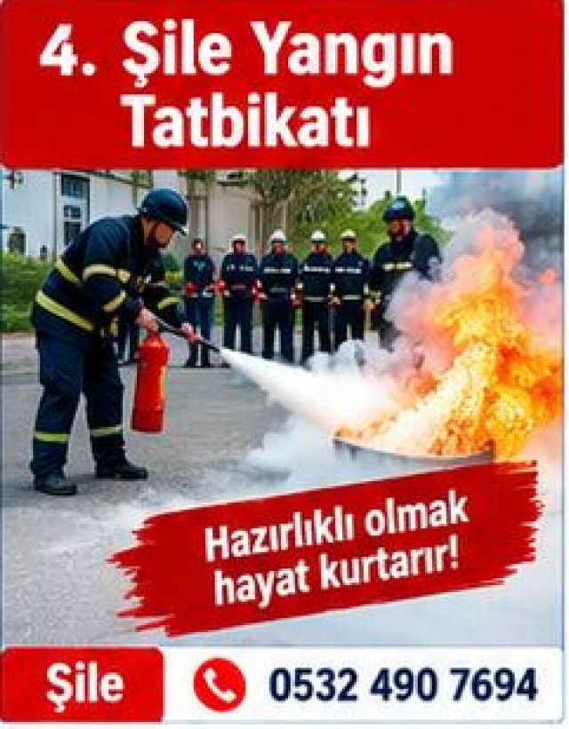 Şile Yangın Tatbikatı Hizmeti Fiyatı